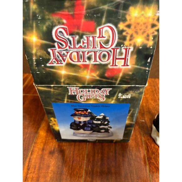 Vintage Heartfelt Kitchen Creations Snowman Napkin Holder Christmas Decor - Picture 6 of 8